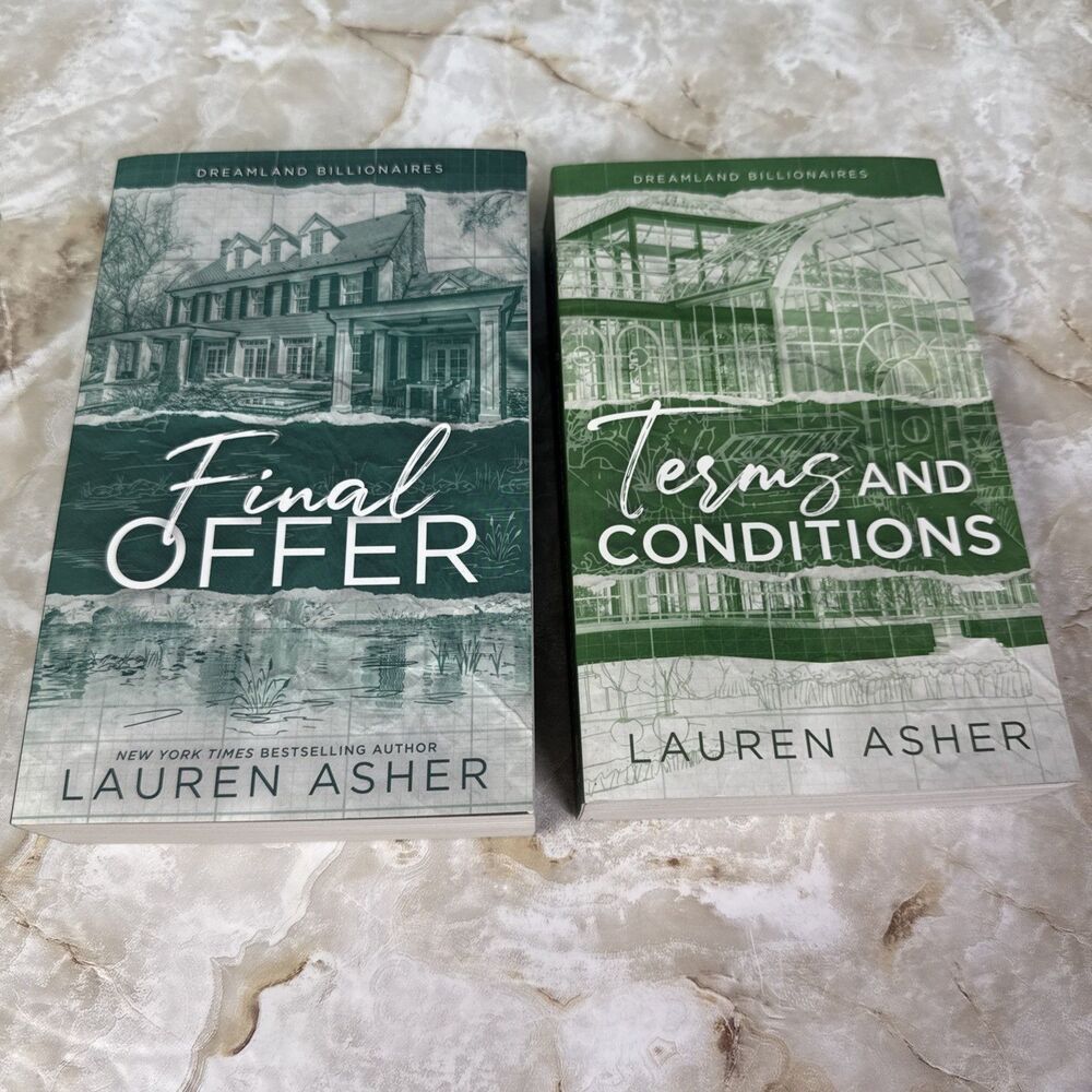 Dreamland Billionaires Series Paperback Books 2 & 3 by Lauren Asher Terms Final